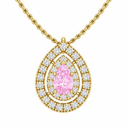Sakura Pink Halo Necklace