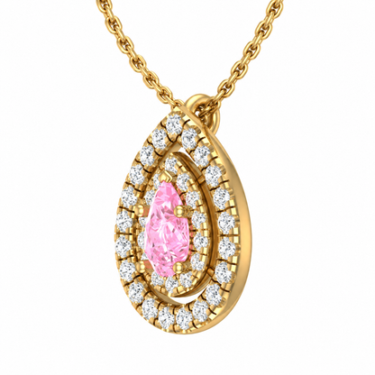 Sakura Pink Halo Necklace