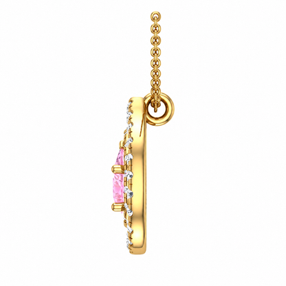 Sakura Pink Halo Necklace