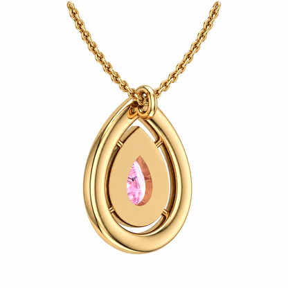 Sakura Pink Halo Necklace
