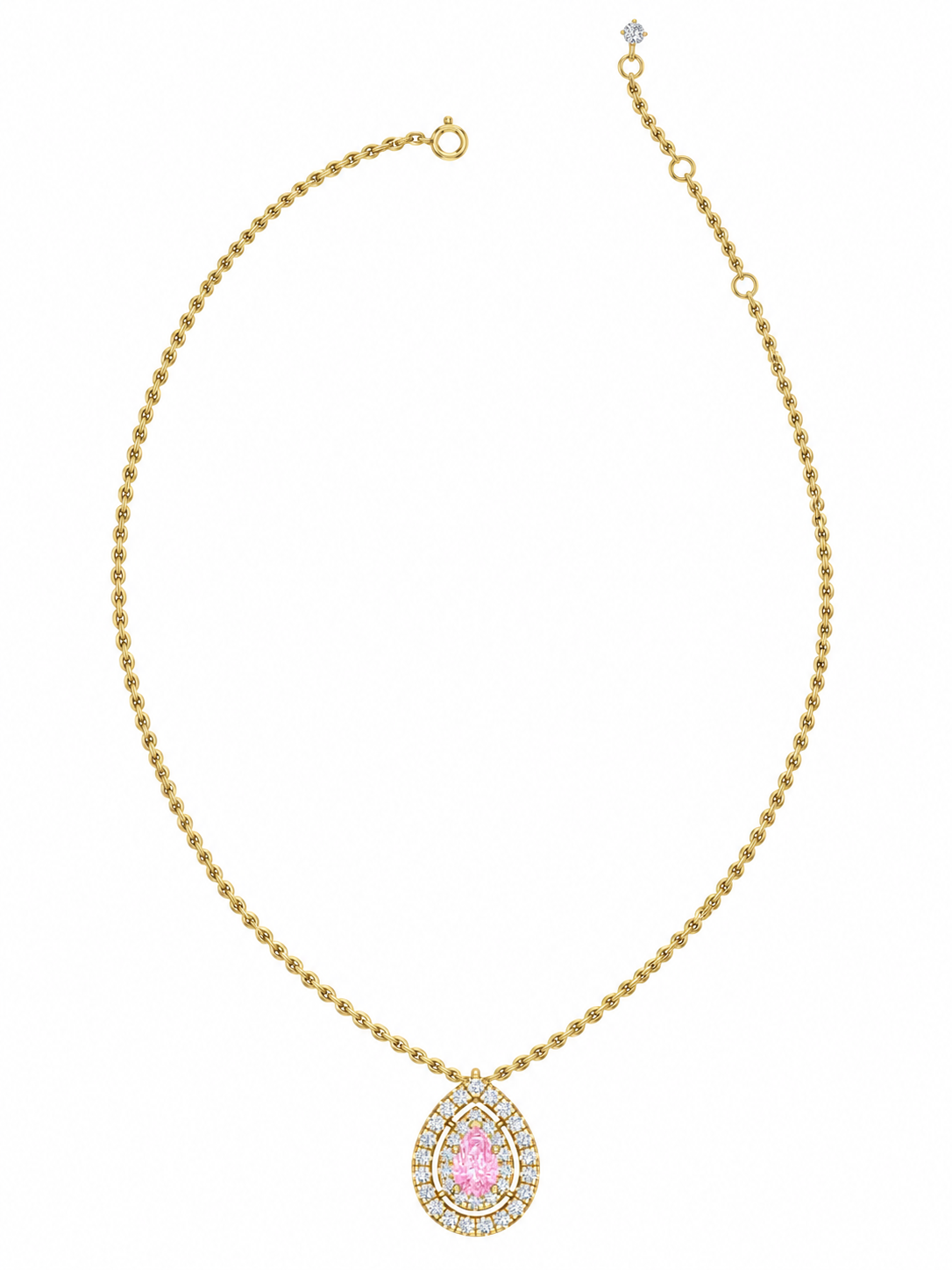 Sakura Pink Halo Necklace