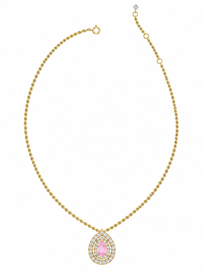 Sakura Pink Halo Necklace