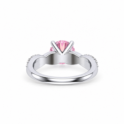 Sakura Pink Criss-Cross Ring