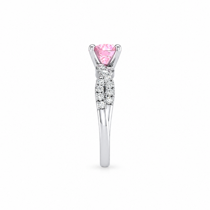 Sakura Pink Criss-Cross Ring