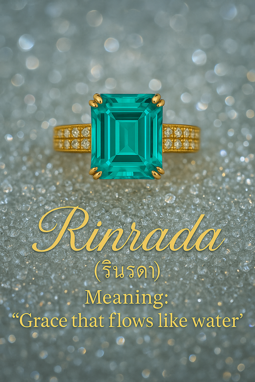 Paraiba Emerald-Cut Ring – 10.16ct with Moissanite &amp; Dual ½ Eternity Band