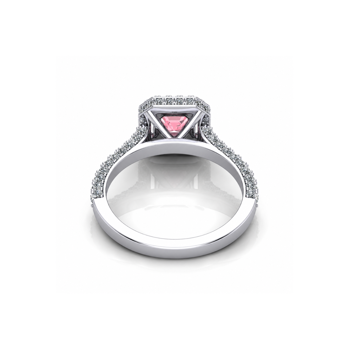 Sakura Royale Asscher Ring