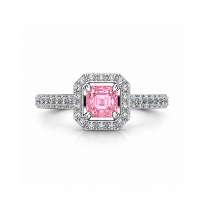 Sakura Royale Asscher Ring