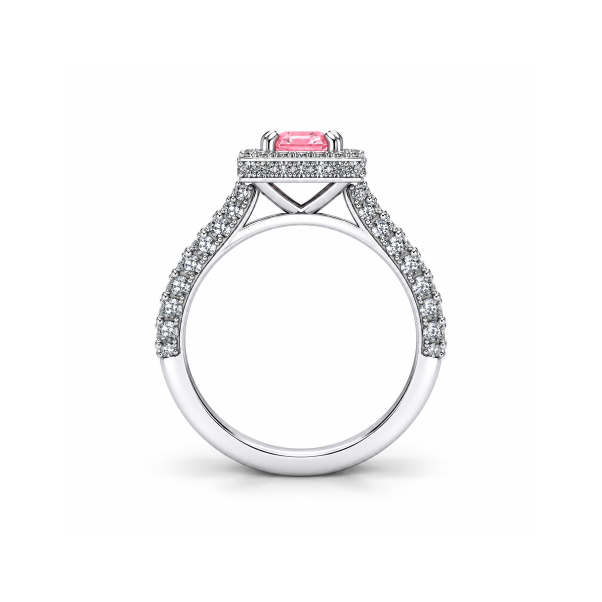Sakura Royale Asscher Ring