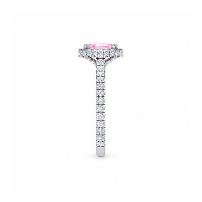 Sakura Royale Cushion Halo Ring