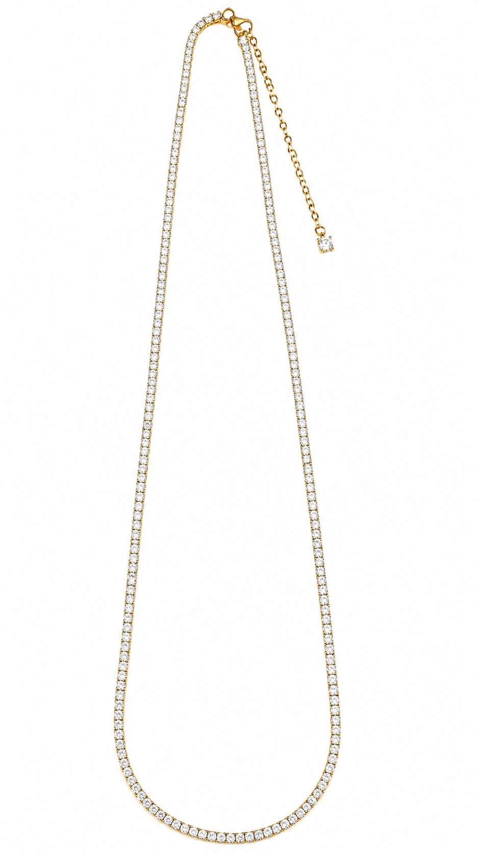 Golden Hour Tennis Necklace