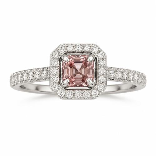 Sakura Royale Asscher Ring