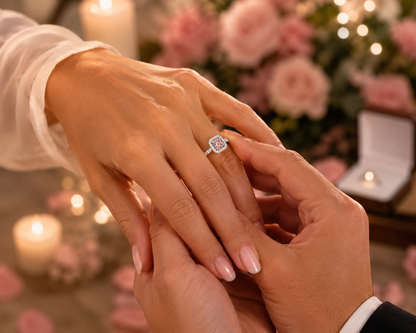 Sakura Royale Asscher Ring